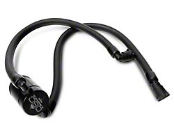 J&L 3.0 Oil Separator; Black Anodized; Passenger Side (11-25 2.7L/3.5L EcoBoost, 5.0L F-150)