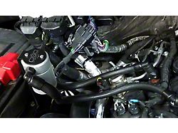 J&L 3.0 Oil Separator; Clear/Satin Anodized; Passenger Side (11-25 2.7L/3.5L EcoBoost, 5.0L F-150)