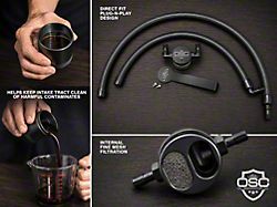 J&L 3.0 Oil Separator; Black Anodized; Passenger Side (09-18 5.7L RAM 1500)