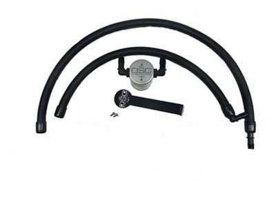 J&L 3.0 Oil Separator; Clear/Satin Anodized; Passenger Side (09-18 5.7L RAM 1500)