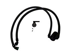 J&L 3.0 Oil Separator; Black Anodized; Passenger Side (21-25 3.5L PowerBoost F-150)
