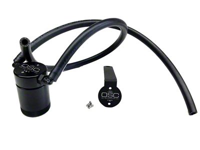 J&L 3.0 Oil Separator; Black Anodized; Driver Side (07-14 Tahoe)