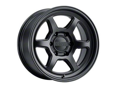 Kansei Off Road ROKU Matte Black 6-Lug Wheel; 17x8.5; 0mm Offset (14-18 Sierra 1500)
