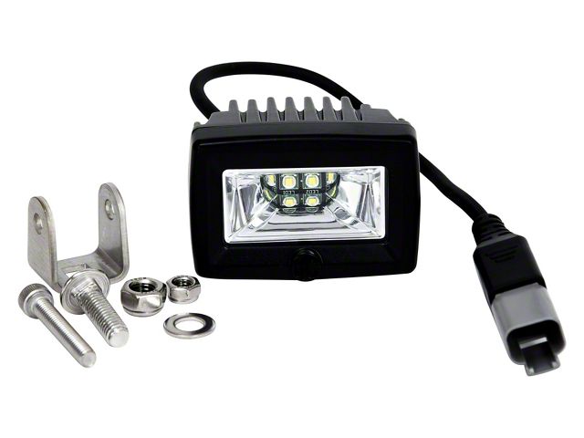 KC HiLiTES 2-Inch C-Series C2 LED Backup Light; Flood Beam (Universal; Some Adaptation May Be Required)