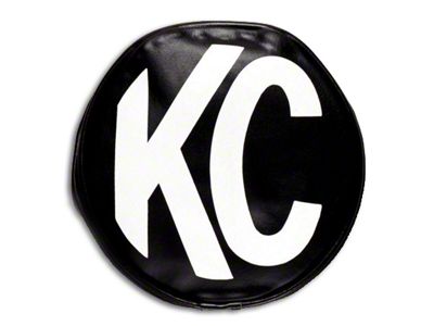 KC HiLiTES 5-Inch Apollo/Slimlite Cover; Black