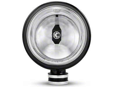 KC HiLiTES 6-Inch Black Gravity Daylight LED Round Light; Driving Beam (Universal; Some Adaptation May Be Required)