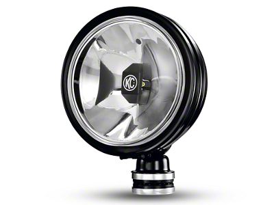 KC HiLiTES 6-Inch Black Gravity Daylight LED Round Light; Driving Beam (Universal; Some Adaptation May Be Required)