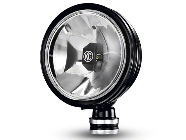 KC HiLiTES 6-Inch Black Gravity Daylight LED Round Light; Spot Beam (Universal; Some Adaptation May Be Required)