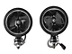KC HiLiTES 6-Inch Black Gravity Daylight LED Round Lights; Spot Beam (Universal; Some Adaptation May Be Required)