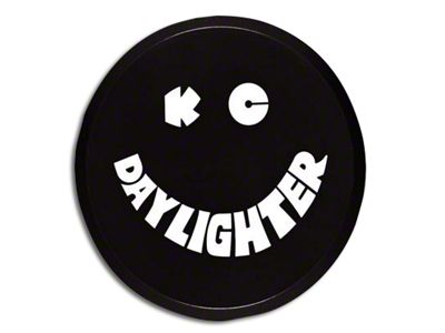 KC HiLiTES 6-Inch Daylighter/Slimlite Cover; Black