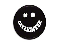 KC HiLiTES 6-Inch Daylighter/Slimlite Cover; Black and White