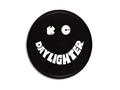 KC HiLiTES 6-Inch Daylighter/Slimlite Cover; Black and White