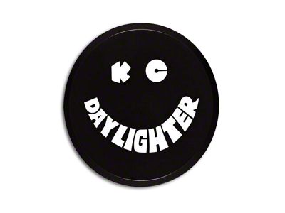 KC HiLiTES 6-Inch Daylighter/Slimlite Cover; Black