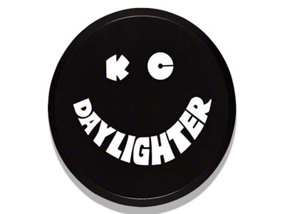 KC HiLiTES 6-Inch Daylighter/Slimlite Cover; Black