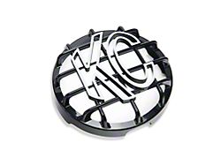 KC HiLiTES 6-Inch Daylighter and Slimlite Round Light Stone Guard; Black with White KC Logo