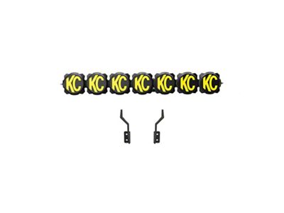 KC HiLiTES Gravity Pro6 LED Light Bar with Front Bumper Mount (17-25 F-350 Super Duty)