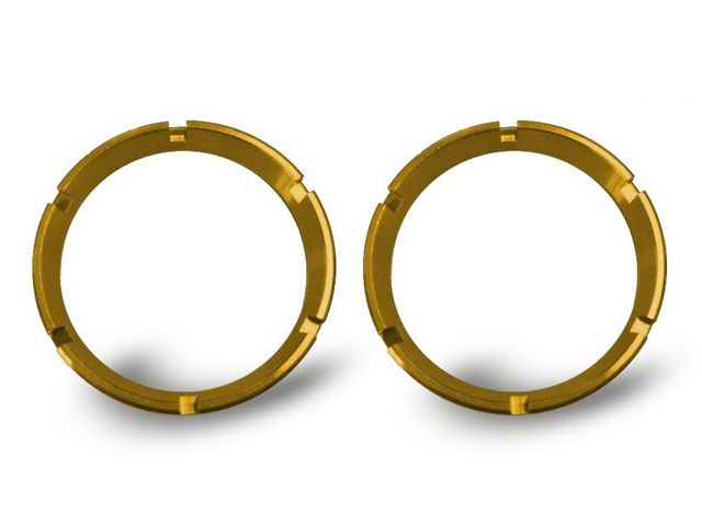 KC HiLiTES KC Flex Series Bezel Ring; Gold