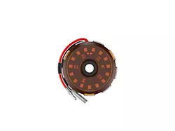 KC HiLiTES Cyclone V2 LED Single Light; Amber (Universal; Some Adaptation May Be Required)