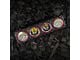 KC HiLiTES 10-Inch FLEX ERA LED Light Bar Bezel Kit; Red
