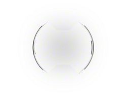 KC HiLiTES 8-Inch SlimLite LED Light Shield; Clear