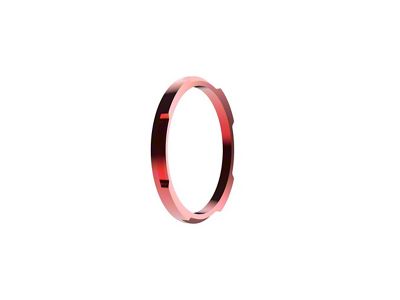 KC HiLiTES FLEX ERA 1 Single Bezel Ring; Red