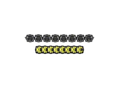 KC HiLiTES 50-Inch Gravity Titan LED Light Bar; 8-Light (Universal; Some Adaptation May Be Required)