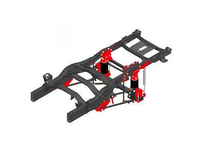 Kelderman 10 to 12-Inch 4-Link Rear Air Suspension Lift Kit (2017 4WD F-250 Super Duty w/ 4-Inch Rear Axle)
