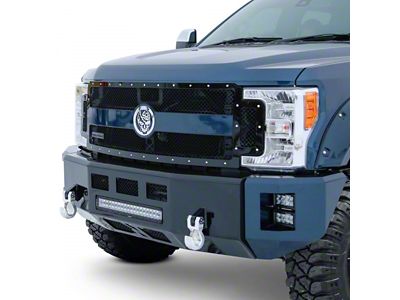 Kelderman Bravo Series Front Bumper with Clevis Hook Mounts for Stock Width Fender Flares; Bare Steel (19-24 RAM 2500)