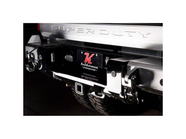 Kelderman Bravo Series Rear Bumper with Clevis Hook Mounts; Bare Steel (19-24 RAM 2500)