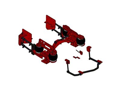 Kelderman 4-Link Rear Air Suspension (13-18 RAM 3500 Cab and Chassis)