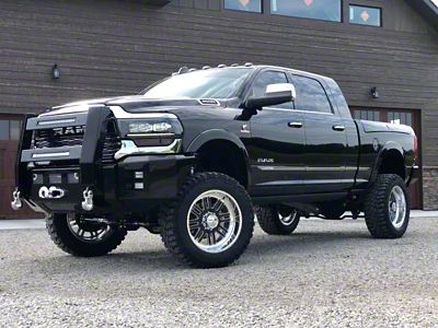 Kelderman 5 to 6-Inch 4-Link Rear Air Suspension Lift Kit (19-24 4WD RAM 3500 w/o Air Ride)