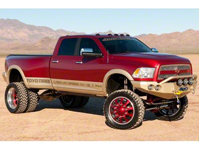 Kelderman 8 to 10-Inch 4-Link Rear Air Suspension Lift Kit (10-13 4WD RAM 3500 w/ 8-Foot Box)