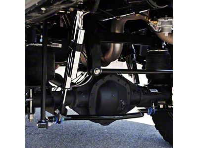 Kelderman 8 to 10-Inch 4-Link Rear Air Suspension Lift Kit (10-13 4WD RAM 3500 w/ Control Arm Style Front Suspension & 6.4-Foot Box)