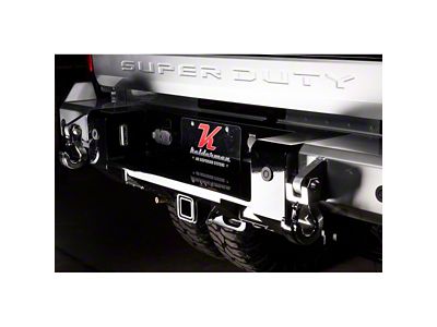 Kelderman Bravo Series Rear Bumper with Clevis Hook Mounts; Bare Steel (19-24 RAM 3500 SRW)