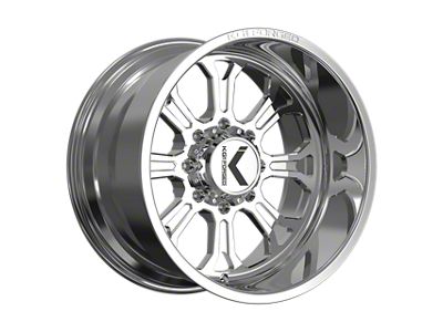 KG1 Forged CHECKMATE Polished 8-Lug Wheel; 22x10; -18mm Offset (07-10 Sierra 3500 HD SRW)