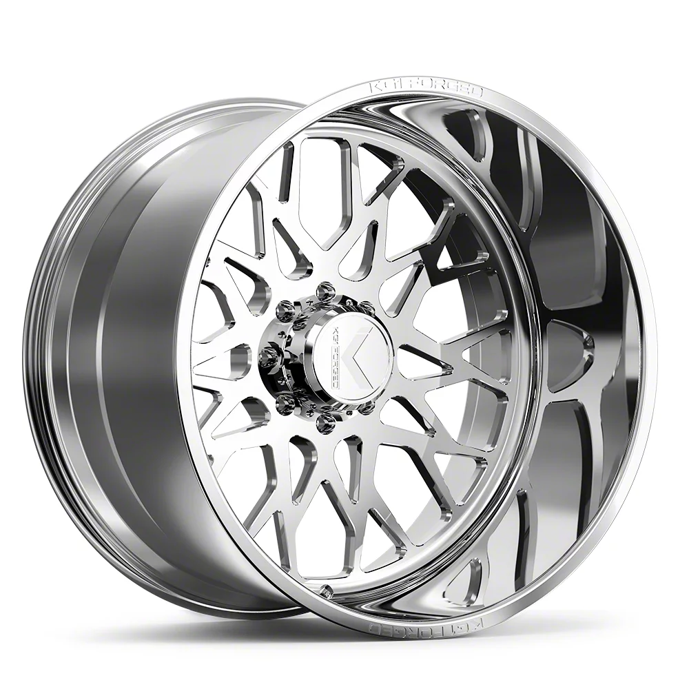 KG1 Forged Silverado 3500 TORTURE Polished 8-Lug Wheel; 22x12; -44mm ...