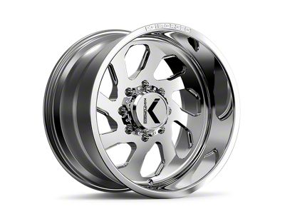 KG1 Forged DROPKICK Polished 6-Lug Wheel; Left Directional; 20x12; -44mm Offset (07-14 Yukon)