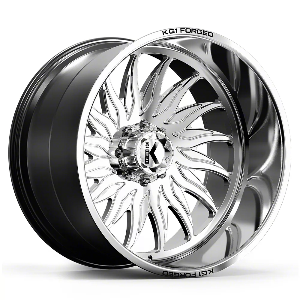 KG1 Forged Yukon PHOENIX Polished 6-Lug Wheel; Right Directional; 22x14 ...