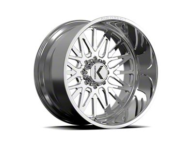 KG1 Forged INTENT Polished 8-Lug Wheel; 22x14; -76mm Offset (15-19 Sierra 2500 HD)