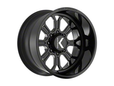 KG1 Forged CHECKMATE Gloss Black 8-Lug Wheel; 22x10; -18mm Offset (99-07 F-250 Super Duty)