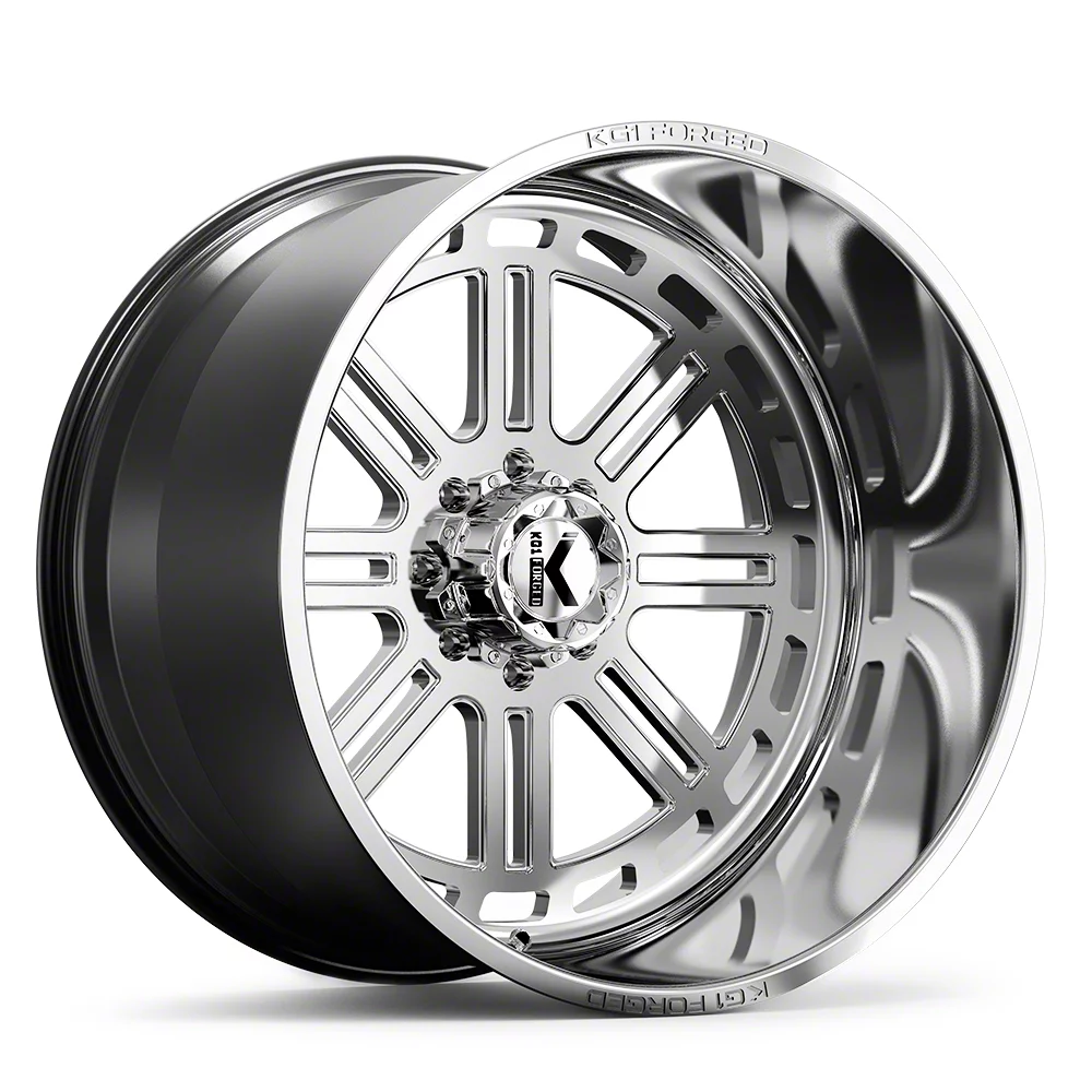 KG1 Forged Canyon AGENT Polished 6-Lug Wheel; 22x12; -44mm Offset ...