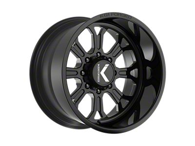 KG1 Forged CHECKMATE Gloss Black 6-Lug Wheel; 22x12; -44mm Offset (23-26 Colorado)
