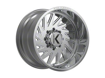 KG1 Forged OUTBURST Polished 8-Lug Wheel; Right Directional; 24x11; -19mm Offset (06-08 RAM 1500 Mega Cab)