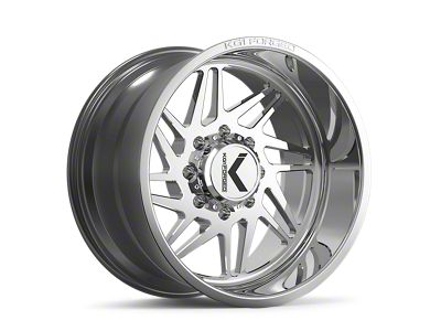 KG1 Forged DYNO Polished 8-Lug Wheel; Right Directional; 20x9; 0mm Offset (01-06 Sierra 3500 HD SRW)