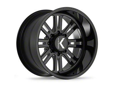KG1 Forged H8TER Gloss Black 8-Lug Wheel; 22x12; -44mm Offset (01-06 Sierra 3500 HD SRW)