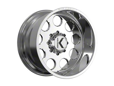 KG1 Forged NINER Polished 8-Lug Wheel; 22x12; -44mm Offset (20-26 Silverado 2500 HD)