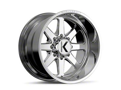 KG1 Forged OKTO Polished 8-Lug Wheel; 22x12; -44mm Offset (20-26 Silverado 2500 HD)