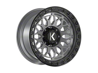 KG1 Forged DIAMONDHEAD Matte Bronze with Black Ring 8-Lug Wheel; 20x9.5; -12mm Offset (01-06 Silverado 3500 HD SRW)