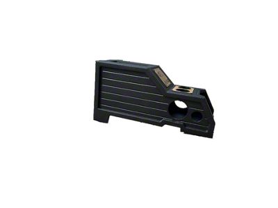 King Boxes Center Console with 12-Inch Ported Woofer, Two 6.50-Inch and Two 3.50-Inch Speaker Cutouts; Charcoal Sprayed Finish (17-22 F-250 Super Duty w/ Front Bucket Seats)