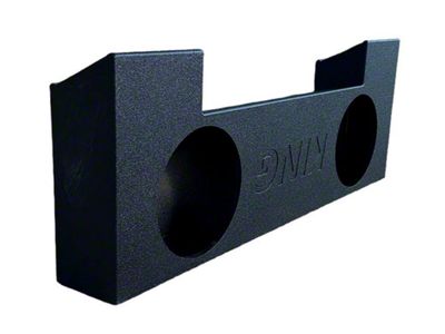King Boxes 12-Inch Dual Upfire Sealed Subwoofer Box; Charcoal Sprayed Finish (19-25 RAM 1500)